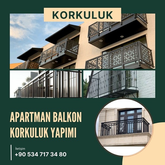Apartman Ferforje Balkon Korkuluk