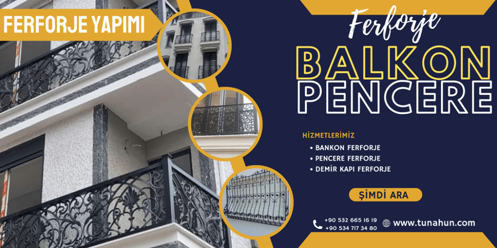 Balkon Pencere Ferforje Yapımı İstanbul