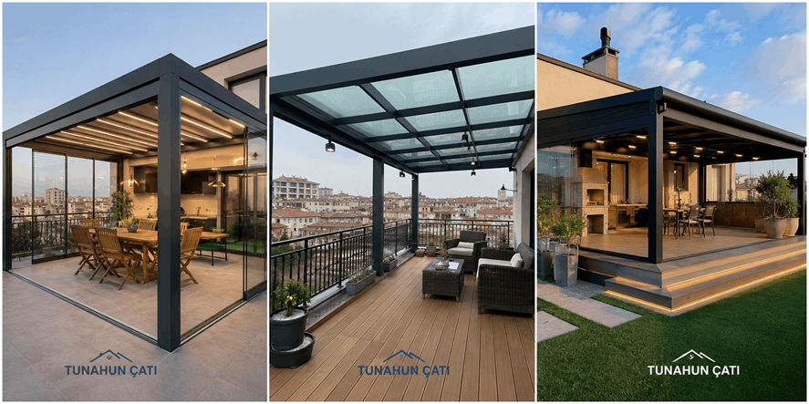 Kartal Teras Balkon Veranda Çatı Yapımı