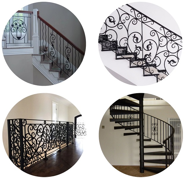 Wrought Iron Stair Railing Istanbul